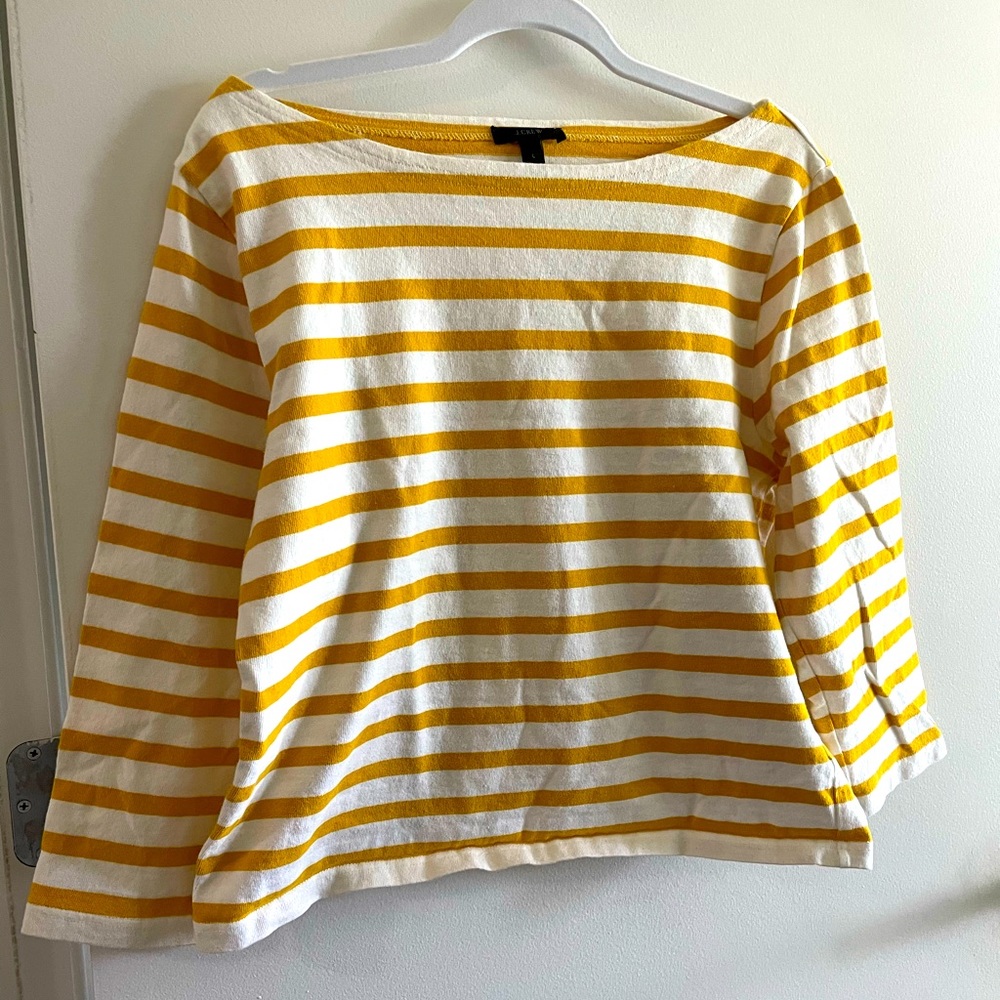 J. Crew, Women’s 3/4” sleeve T from Fall 2018.